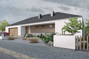  Projekt domu Gustowny 02a (KZB1037) - projekt domu parterowego - Zdjęcie 6