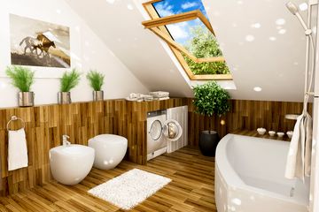  Projekt domu Agat bez garażu [B] (WRF1953) - projekt domu parterowego z poddaszem - Zdjęcie 8