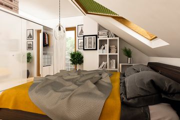  Projekt domu Głuszec z garażem 1-st. [A] (WRF1914) - projekt domu parterowego z poddaszem - Zdjęcie 7