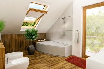  Projekt domu Głuszec z garażem 1-st. [A] (WRF1914) - projekt domu parterowego z poddaszem - Zdjęcie 8