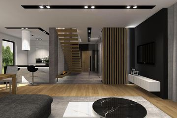  Projekt domu New House 9 (KRZ1008) - projekt domu parterowego z poddaszem - Zdjęcie 5