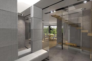  Projekt domu New House 9 (KRZ1008) - projekt domu parterowego z poddaszem - Zdjęcie 12