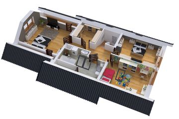  Projekt domu BS-07 dwulokalowy (JGC1154) - projekt domu parterowego z poddaszem - Zdjęcie 6