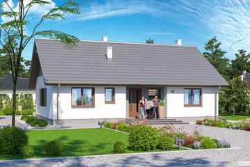  Projekt domu Tracja 4 (WOE1136) - projekt domu parterowego - Zdjęcie 5