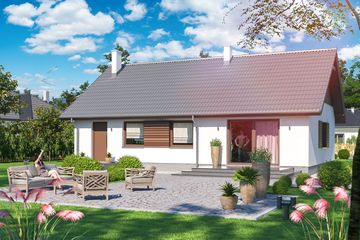  Projekt domu Tracja 4 (WOE1136) - projekt domu parterowego - Zdjęcie 3