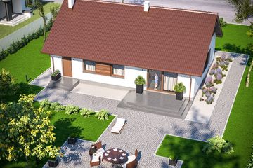  Projekt domu Tracja 5 (WOE1137) - projekt domu parterowego - Zdjęcie 4