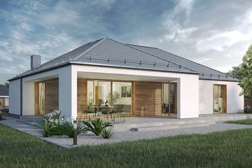  Projekt domu Gustowny 03 (KZB1042) - projekt domu parterowego - Zdjęcie 5