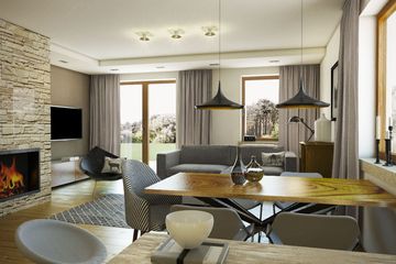  Projekt domu Kolia (WRN1356) - projekt domu parterowego z poddaszem - Zdjęcie 3