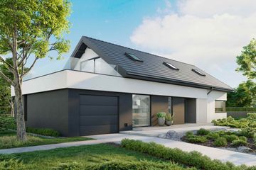  Projekt domu HomeKoncept 71 (KRX1092) - projekt domu parterowego z poddaszem - Zdjęcie 2