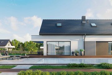  Projekt domu HomeKoncept 71 (KRX1092) - projekt domu parterowego z poddaszem - Zdjęcie 4