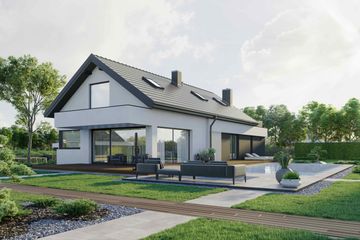  Projekt domu HomeKoncept 71 (KRX1092) - projekt domu parterowego z poddaszem - Zdjęcie 5