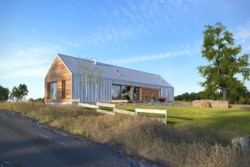  Projekt domu Naturalny 1 (WAW1117) - projekt domu parterowego z poddaszem - Zdjęcie 2