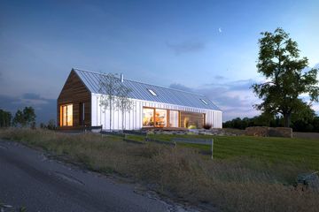  Projekt domu Naturalny 1 (WAW1117) - projekt domu parterowego z poddaszem - Zdjęcie 4