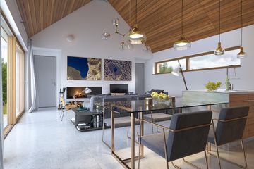  Projekt domu Naturalny 1 (WAW1117) - projekt domu parterowego z poddaszem - Zdjęcie 10