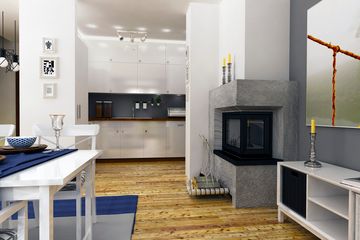  Projekt domu Głuszec II z garażem 1-st. bliźniak [A-BL1] (WRF1934) - projekt domu parterowego z poddaszem - Zdjęcie 5