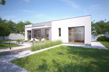  Projekt domu Praia DCB134 (WOB1696) - projekt domu parterowego - Zdjęcie 5