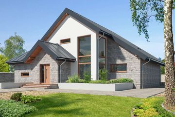  Projekt domu Lagos VI DCP117e (WOB1703) - projekt domu parterowego z poddaszem - Zdjęcie 4