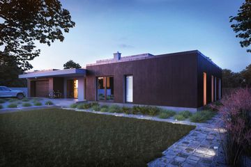  Projekt domu Vitrac DCB131 (WOB1708) - projekt domu parterowego - Zdjęcie 3