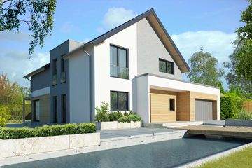  Projekt domu Grenoble II DCP353a (WOB1718) - projekt domu parterowego z poddaszem - Zdjęcie 1