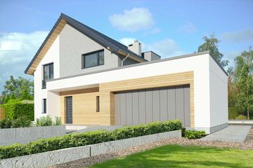  Projekt domu Grenoble II DCP353a (WOB1718) - projekt domu parterowego z poddaszem - Zdjęcie 3