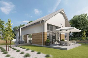  Projekt domu Sligo Pasywny 9 LDP09 (WOB1719) - projekt domu parterowego z poddaszem - Zdjęcie 3