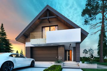  Projekt domu Szach N 2G+ (BSB1135) - projekt domu parterowego z poddaszem - Zdjęcie 4