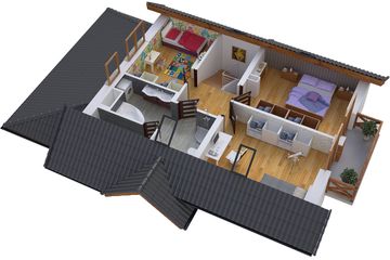  Projekt domu BW-49 (JGC1116) - projekt domu parterowego z poddaszem - Zdjęcie 4