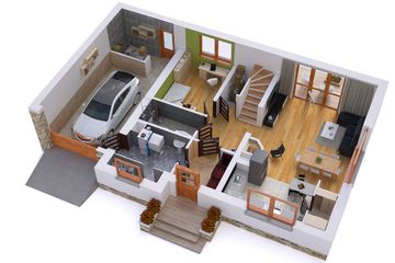  Projekt domu BW-36 wariant 5 (JGC1163) - projekt domu parterowego z poddaszem - Zdjęcie 4