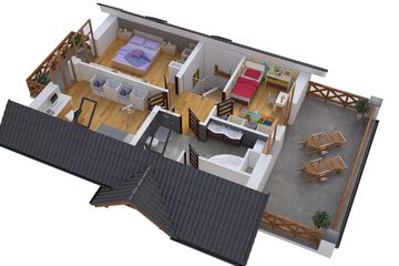  Projekt domu BW-49 wariant 9 podpiwniczony (JGC1214) - projekt domu parterowego z poddaszem - Zdjęcie 6