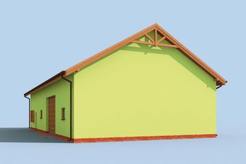  Projekt budynku gospodarczego G237 budynek gospodarczy (SLN2609) - projekt budynku parterowego - Zdjęcie 4