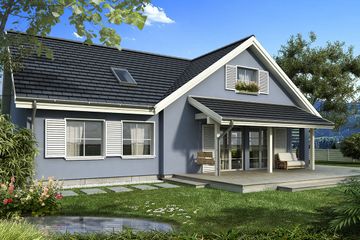  Projekt domu Rodzinny c (WRD2779) - projekt domu parterowego z poddaszem - Zdjęcie 3