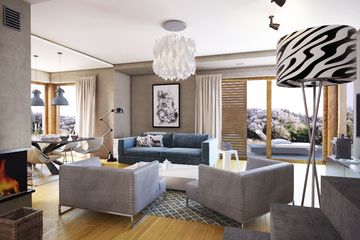 Projekt domu Grappa 2G - parterowy z poddaszem dom o powierzchni 125,30 m², dach dwuspadowy - ujęcie 3
