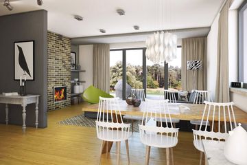  Projekt domu Tetris 2 (WRN1404) - projekt domu parterowego z poddaszem - Zdjęcie 3