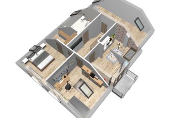  Projekt domu Ajaks Bis (WOE1088) - projekt domu parterowego z poddaszem - Zdjęcie 15