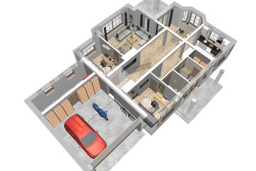  Projekt domu Ofelia (WAH1550) - projekt domu parterowego z poddaszem - Zdjęcie 7