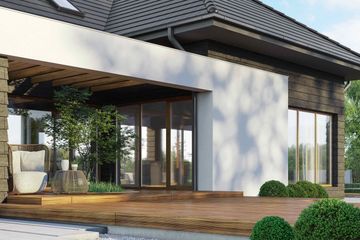  Projekt domu HomeKoncept 13 EN (KRX1026) - projekt domu parterowego z poddaszem - Zdjęcie 4