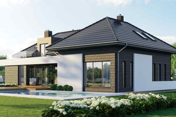  Projekt domu HomeKoncept 13 EN (KRX1026) - projekt domu parterowego z poddaszem - Zdjęcie 5