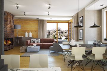  Projekt domu Komfort (WRN1352) - projekt domu parterowego z poddaszem - Zdjęcie 3