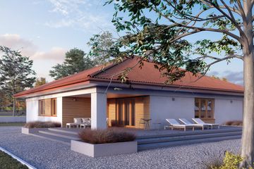  Projekt domu Decyma 12 (BSA2220) - projekt domu parterowego - Zdjęcie 2