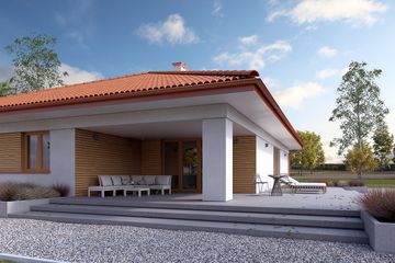  Projekt domu Decyma 12 (BSA2220) - projekt domu parterowego - Zdjęcie 4