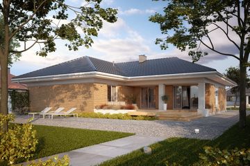  Projekt domu Ambrozja 15 (BSA2223) - projekt domu parterowego - Zdjęcie 2