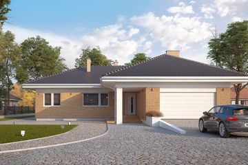  Projekt domu Ambrozja 15 (BSA2223) - projekt domu parterowego - Zdjęcie 4