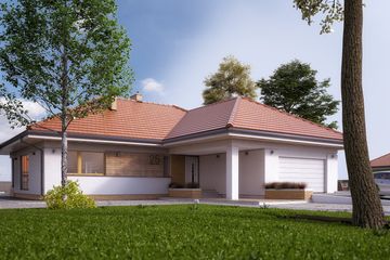  Projekt domu Ambrozja 16 (BSA2224) - projekt domu parterowego - Zdjęcie 1