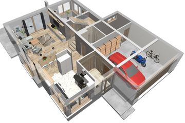  Projekt domu Helios (WAH1271) - projekt domu z pełnym piętrem - Zdjęcie 6