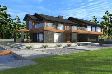  Projekt domu New House 21 (KRZ1009) - projekt domu parterowego z poddaszem - Zdjęcie 1