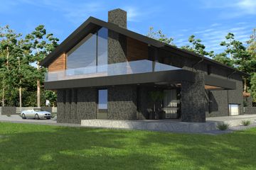  Projekt domu New House 21 (KRZ1009) - projekt domu parterowego z poddaszem - Zdjęcie 4