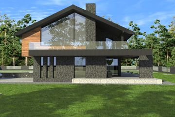  Projekt domu New House 21 (KRZ1009) - projekt domu parterowego z poddaszem - Zdjęcie 5