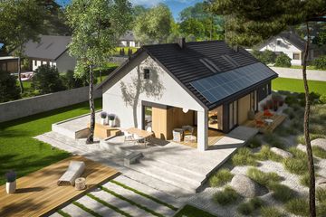  Projekt domu Daniel VII G2 energo (WRC2749) - projekt domu parterowego - Zdjęcie 3