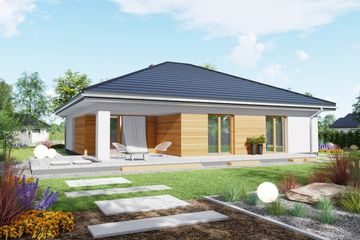  Projekt domu APS 400 (LUA1452) - projekt domu parterowego - Zdjęcie 6