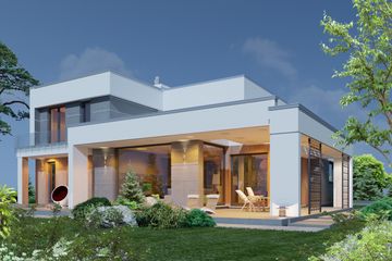  Projekt domu Domidea 101 2G (WAC1096) - projekt domu z pełnym piętrem - Zdjęcie 3